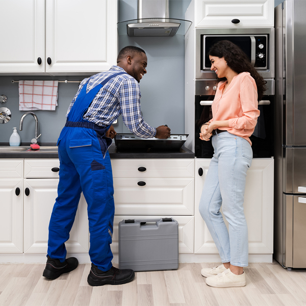 can you provide an estimate for cooktop repair before beginning any work in Harding